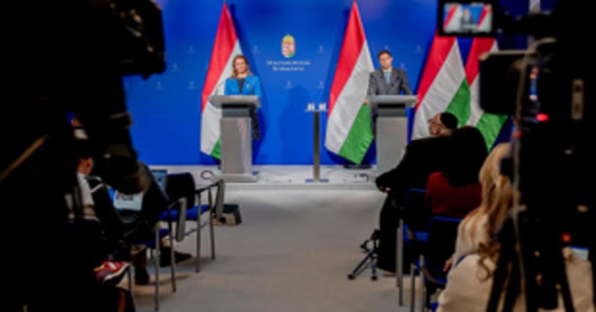 Gulyás Gergely és Vitalyos Eszter bejelentései a kormányinfón