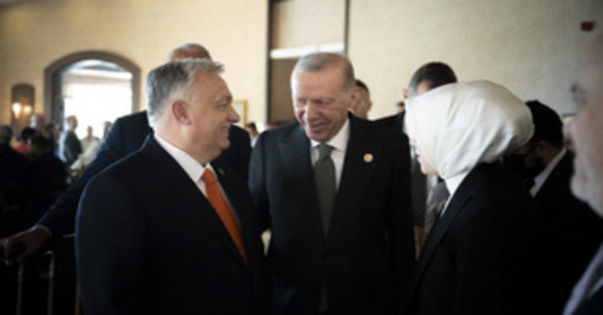 Orbán Viktor és Erdoğan találkozója Antalyában