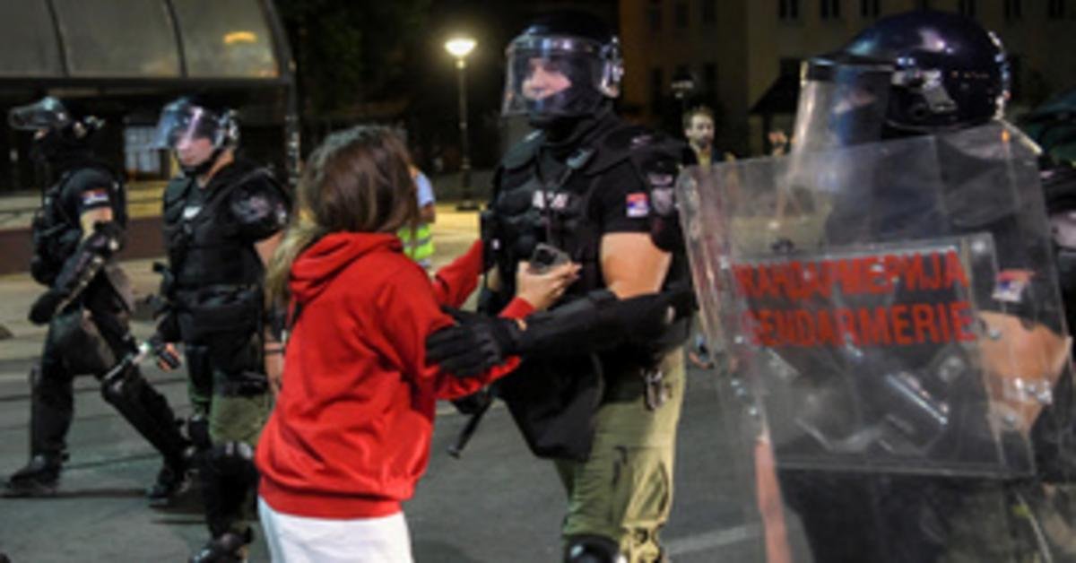 Diáktüntetések és tiltakozások Szerbiában a hatalom ellen