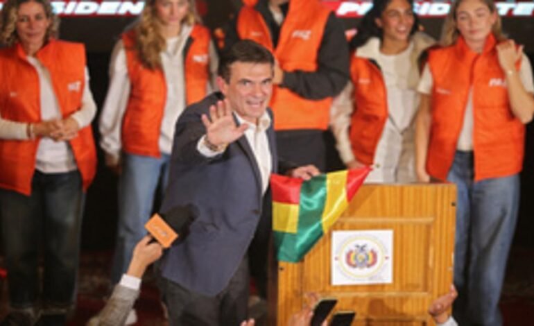 Rodrigo Paz győzelme a bolíviai elnökválasztáson