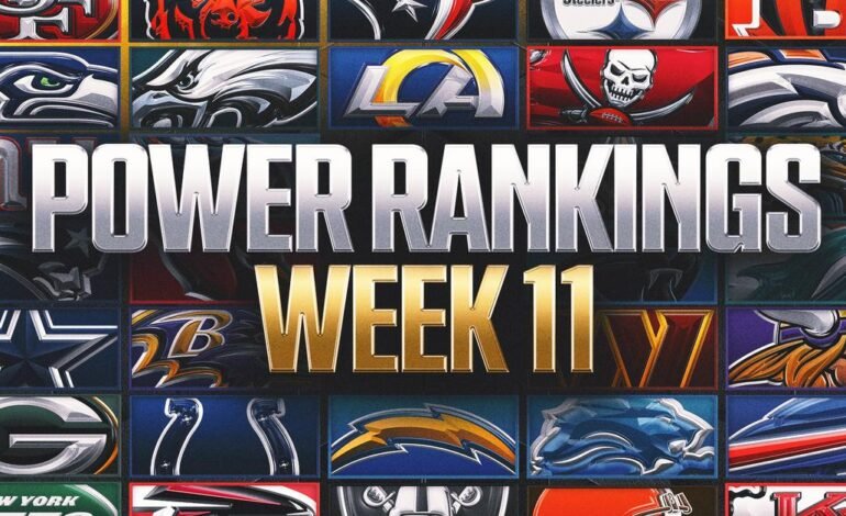 Az NFC fölénye: 2025-ös NFL erősorrend 11. hét